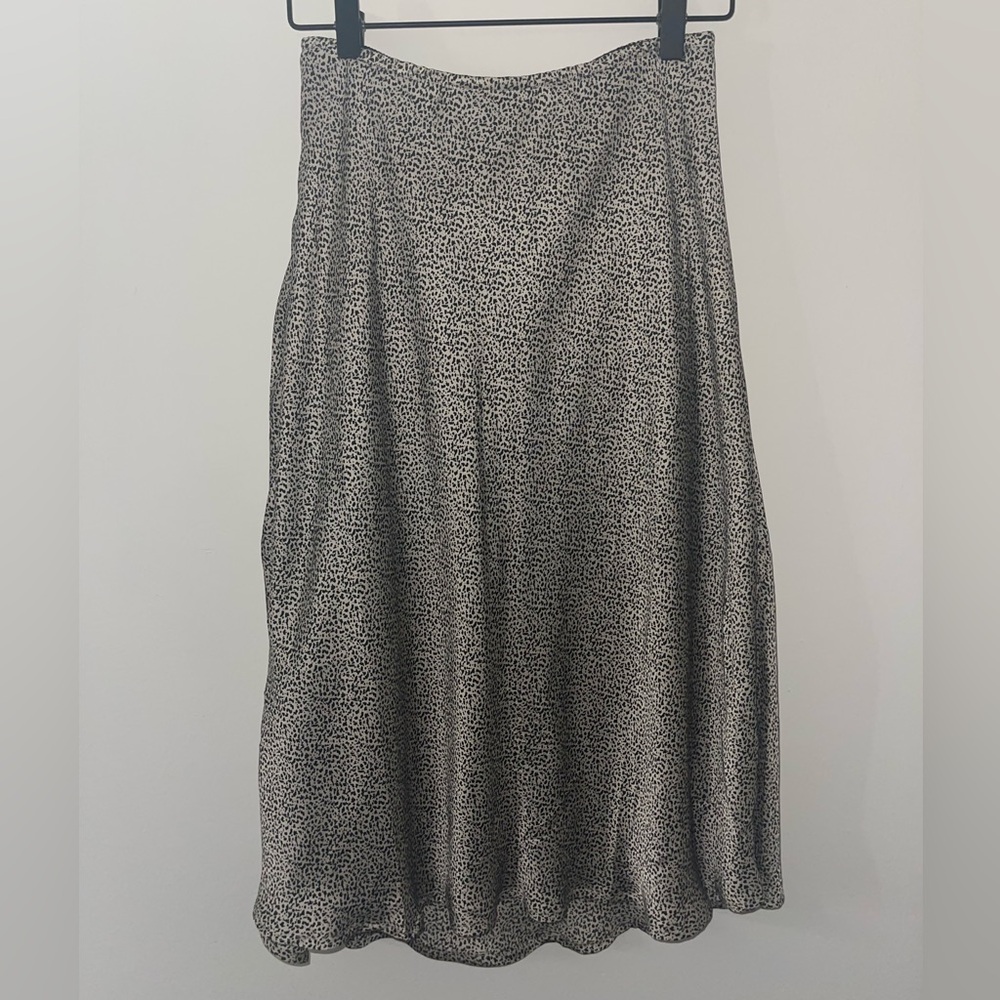 Sienna Sky Black and Gray Maxi Skirt